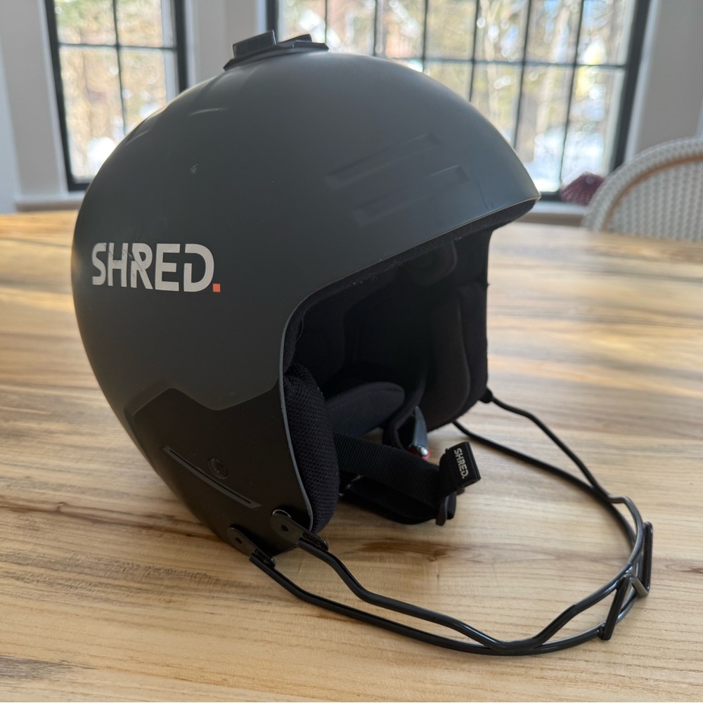 Shred junior Black Ski Helmet